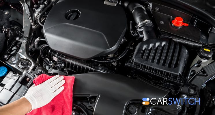 how to clean my car engine oil