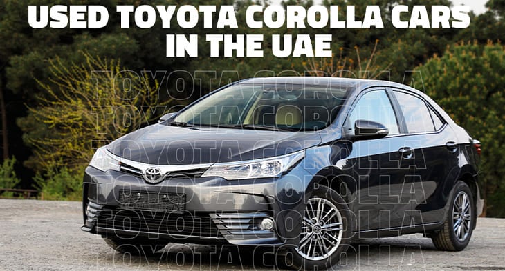 Toyota corolla used car 3000 aed