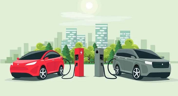 Cars with both electric 2024 and gas